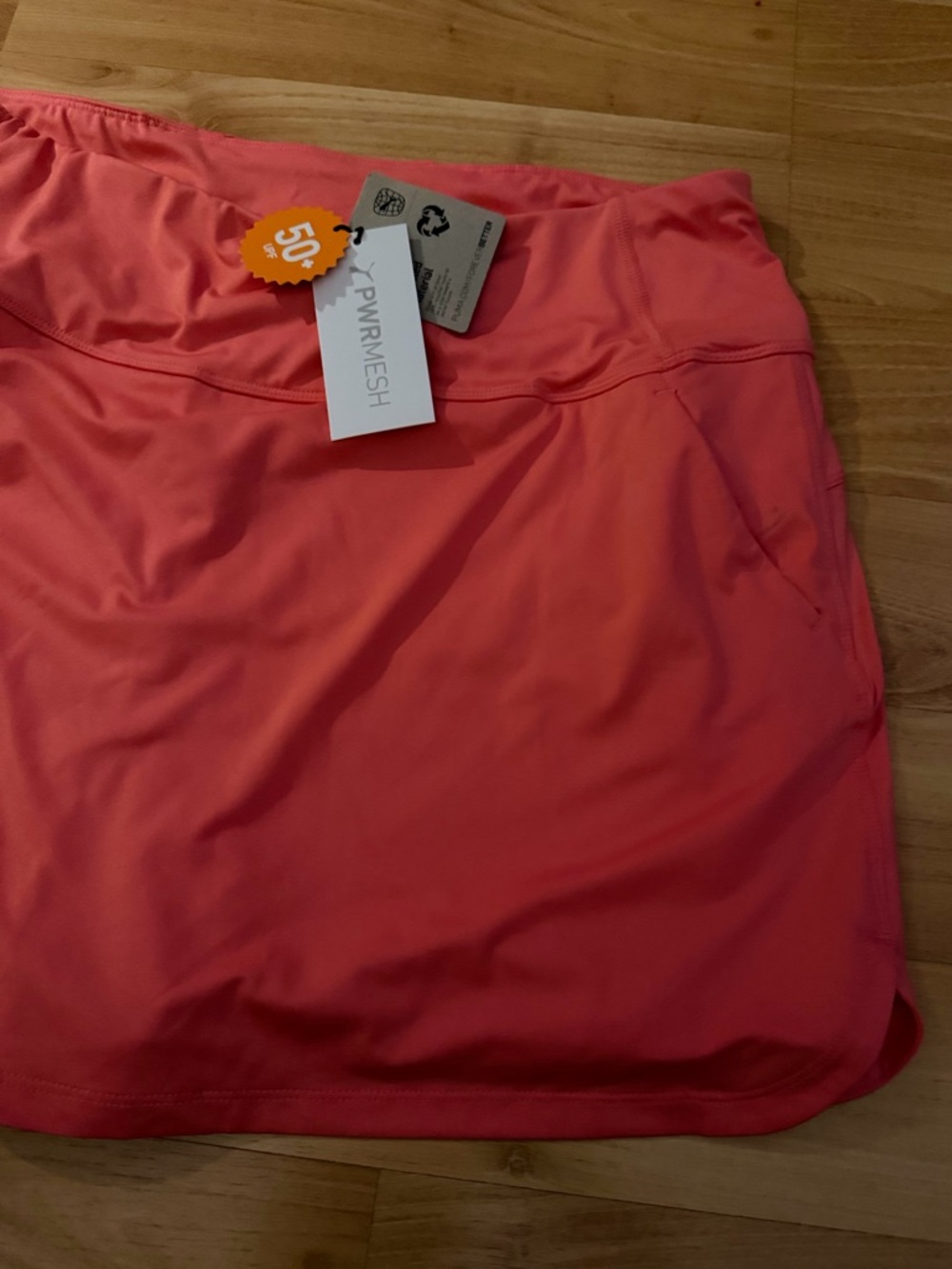 Puma NWT PWRMesh golf‎ skirt / skort in orange size XL sun protection
